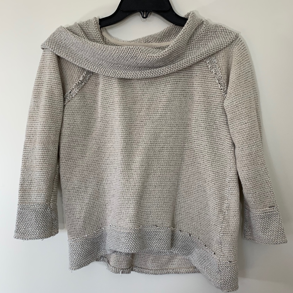 Lucky Brand Cowl Neck Tunic; S